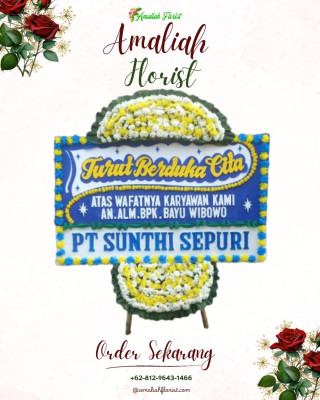 Papan Bunga Duka di Pakis Aji